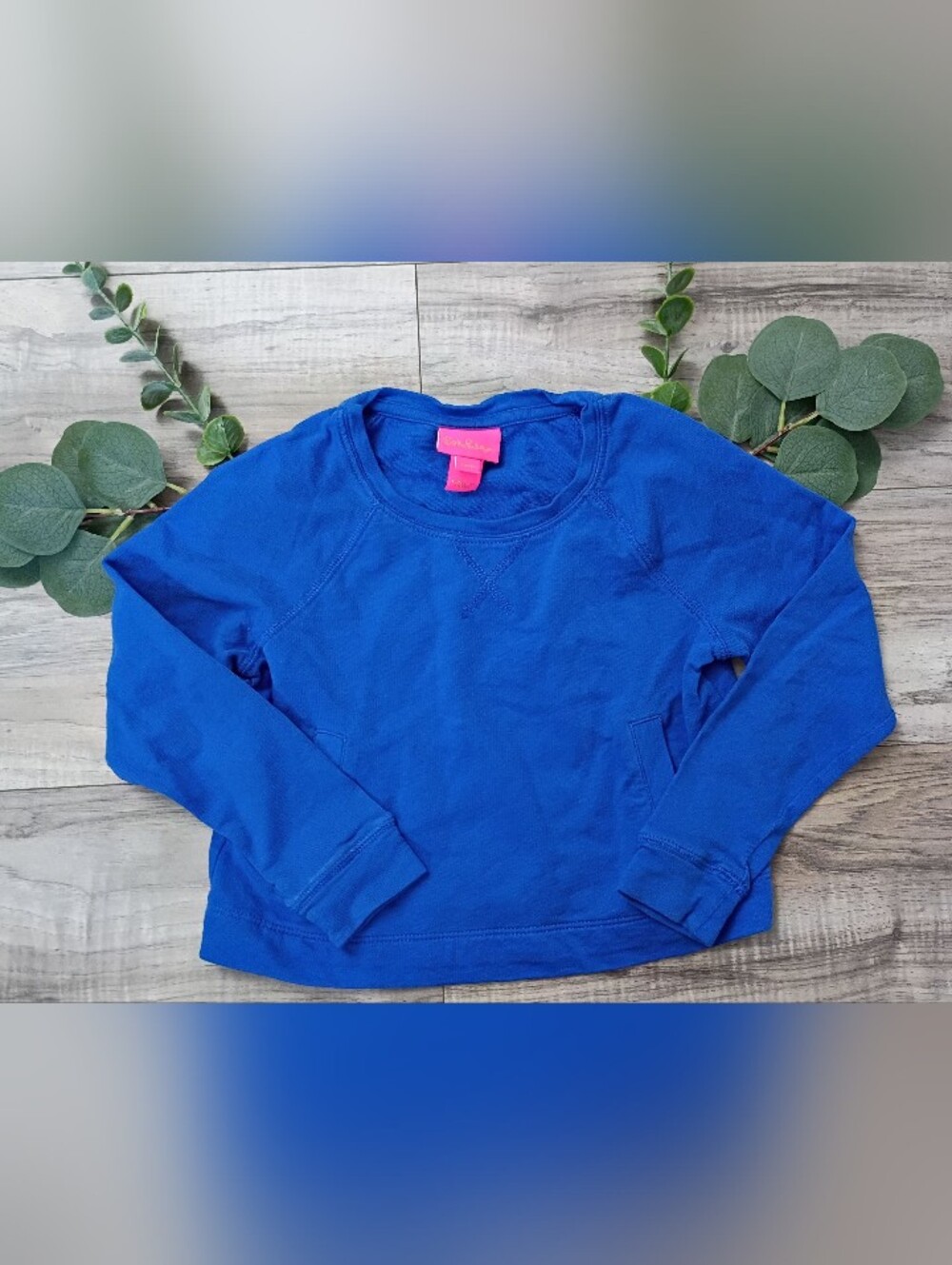 Lilly Pulitzer Royal Blue Crewneck Sweatshirt - Kids